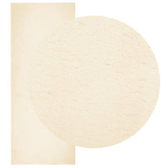 vidaXL Rug HUARTE Short Pile Soft and Washable Cream 80x200 cm 3