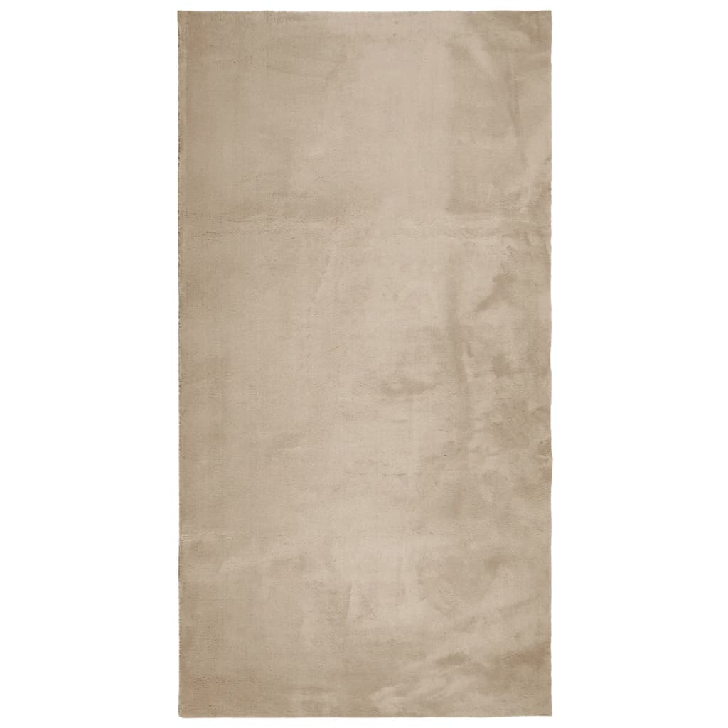 vidaXL Rug HUARTE Short Pile Soft and Washable Sand 80x150 cm 2