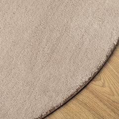 vidaXL Rug HUARTE Short Pile Soft and Washable Sand Ø 120 cm 4