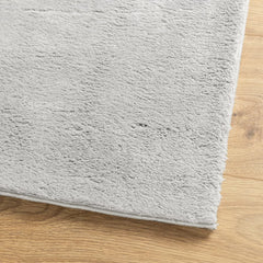 vidaXL Rug HUARTE Short Pile Soft and Washable Grey 160x160 cm 4