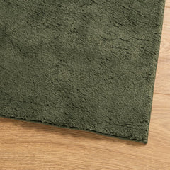 vidaXL Rug HUARTE Short Pile Soft and Washable Forest Green 120x170 cm 4