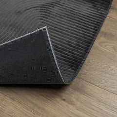 vidaXL Rug IZA Short Pile Scandinavian Look Anthracite 100x200 cm 5