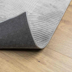 vidaXL Rug IZA Short Pile Scandinavian Look Grey 80x150 cm 5