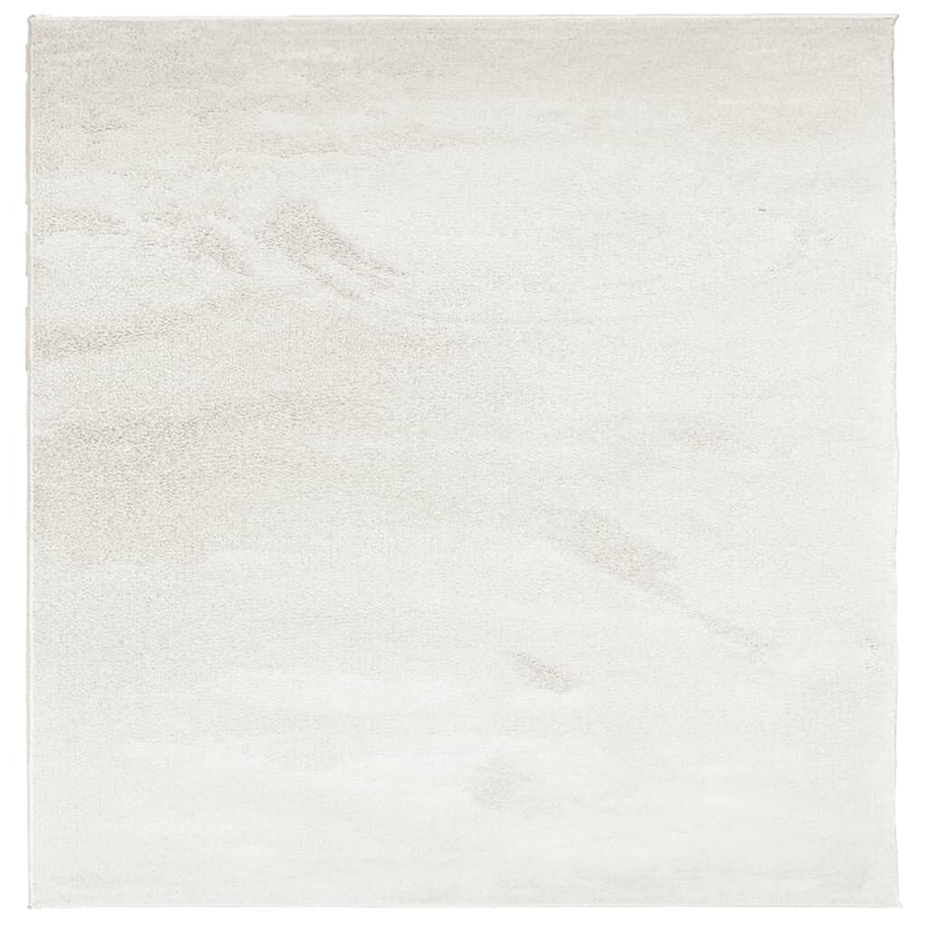 vidaXL Rug OVIEDO Short Pile Beige 120x120 cm 2