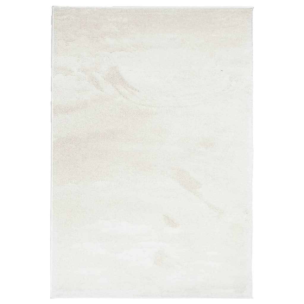 vidaXL Rug OVIEDO Short Pile Beige 160x230 cm 2