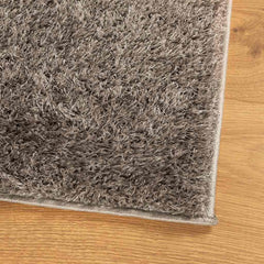 vidaXL Rug ISTAN High Pile Shiny Look Grey 80x150 cm 4