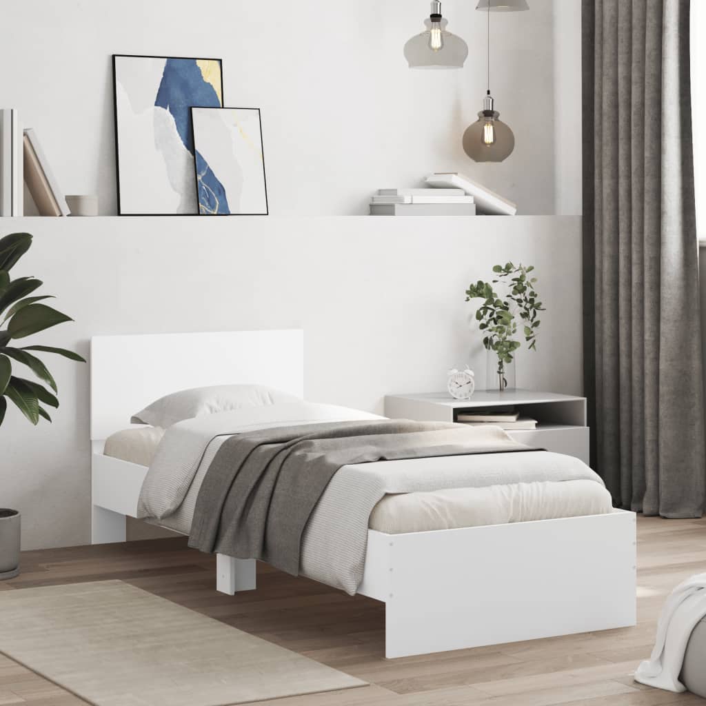 Bed Frame without Mattress White