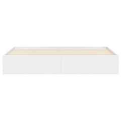 Bed Frame with Drawers without Mattress 160x200 cm White