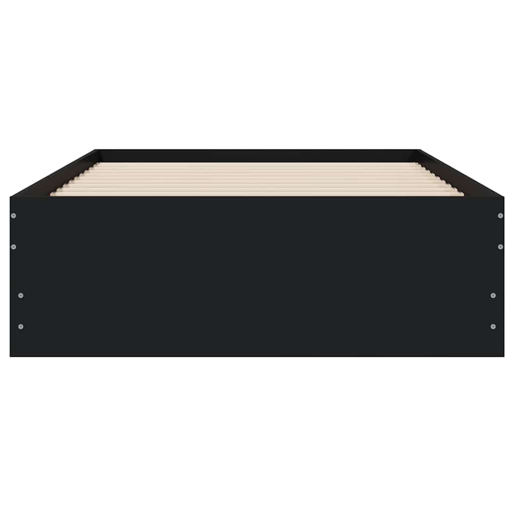 Bed Frame with Drawers without Mattress 90x190 cm Black