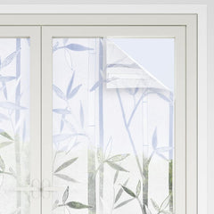 Window Films 2 pcs Frosted Bamboo Pattern PVC, image 3