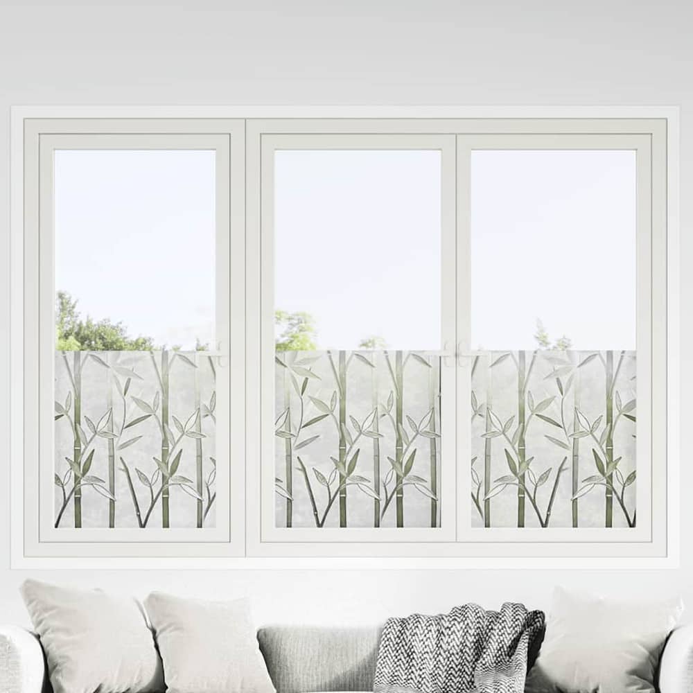Window Films Pattern PVC Length Frosted bamboo