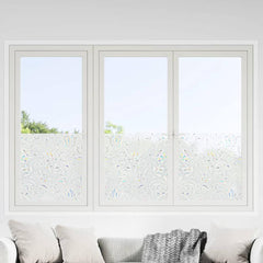 Window Films 4 pcs Pattern PVC Length 20 m Frosted flower 90 cm