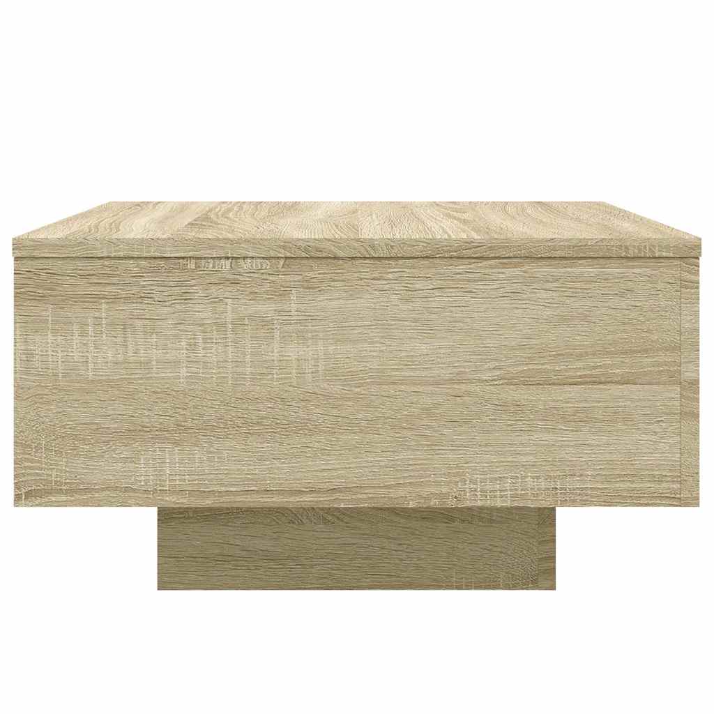 vidaXL Coffee Table Sonoma Oak 55x55x31 cm Engineered Wood 5