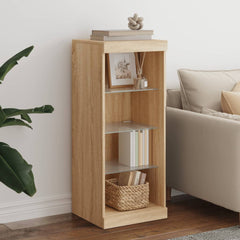 Sideboard with LED Lights 41x37x100 cm Sonoma oak