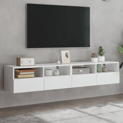 vidaXL TV Wall Cabinets 80x30x30 cm Engineered Wood 2 pcs