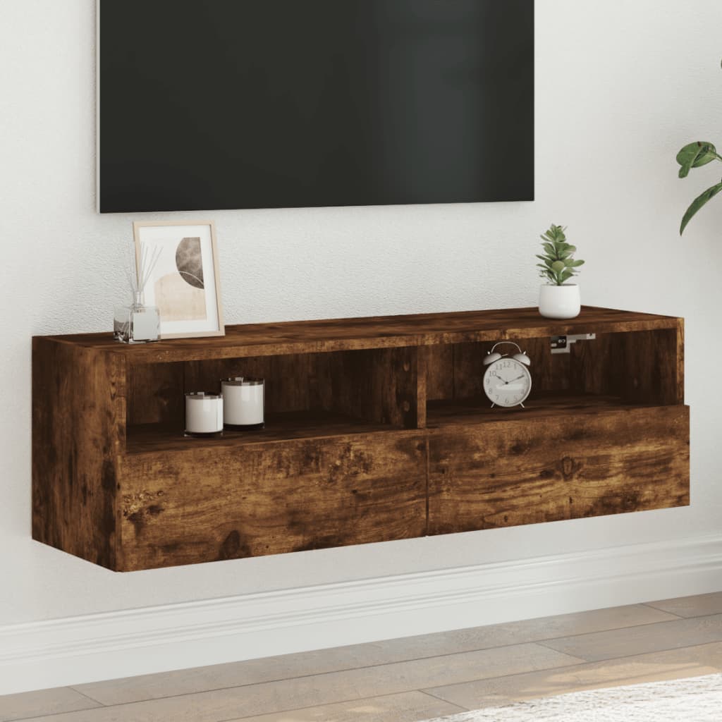 vidaXL TV Wall Cabinet 100x30x30 cm Engineered Wood