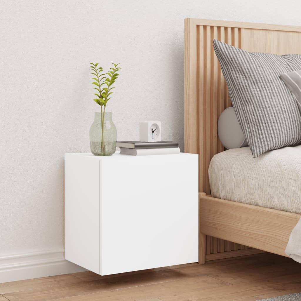 vidaXL TV Wall Cabinet White 40.5x30x40 cm Engineered Wood 3