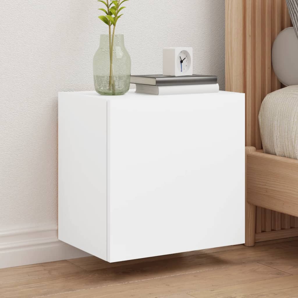 vidaXL TV Wall Cabinet White 40.5x30x40 cm Engineered Wood 1