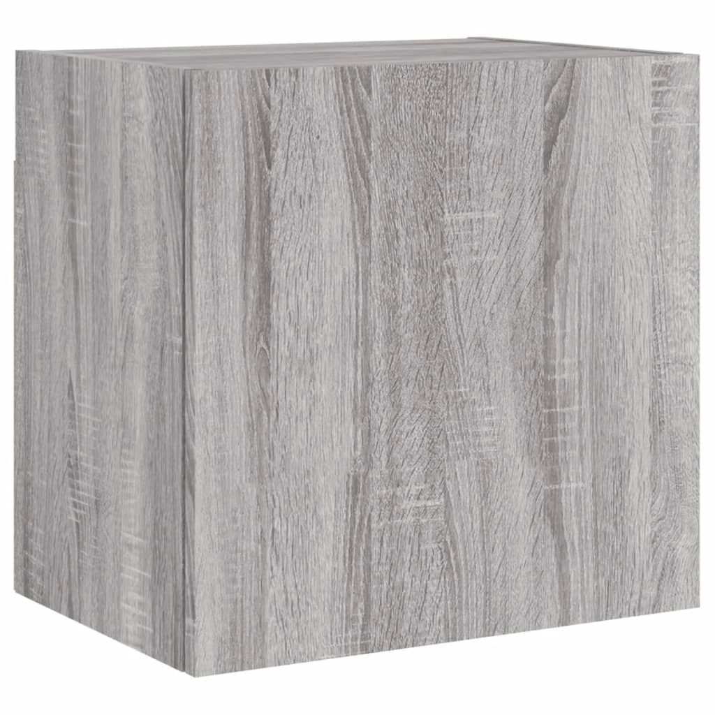 vidaXL TV Wall Cabinets 2 pcs Grey Sonoma 40.5x30x40 cm Engineered Wood 6