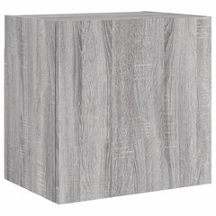 vidaXL TV Wall Cabinets 2 pcs Grey Sonoma 40.5x30x40 cm Engineered Wood 6