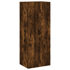 TV Wall Cabinet 40.5x30x102 cm Engineered Wood Smoked oak