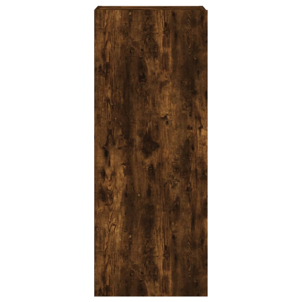 TV Wall Cabinet 40.5x30x102 cm Engineered Wood Smoked oak