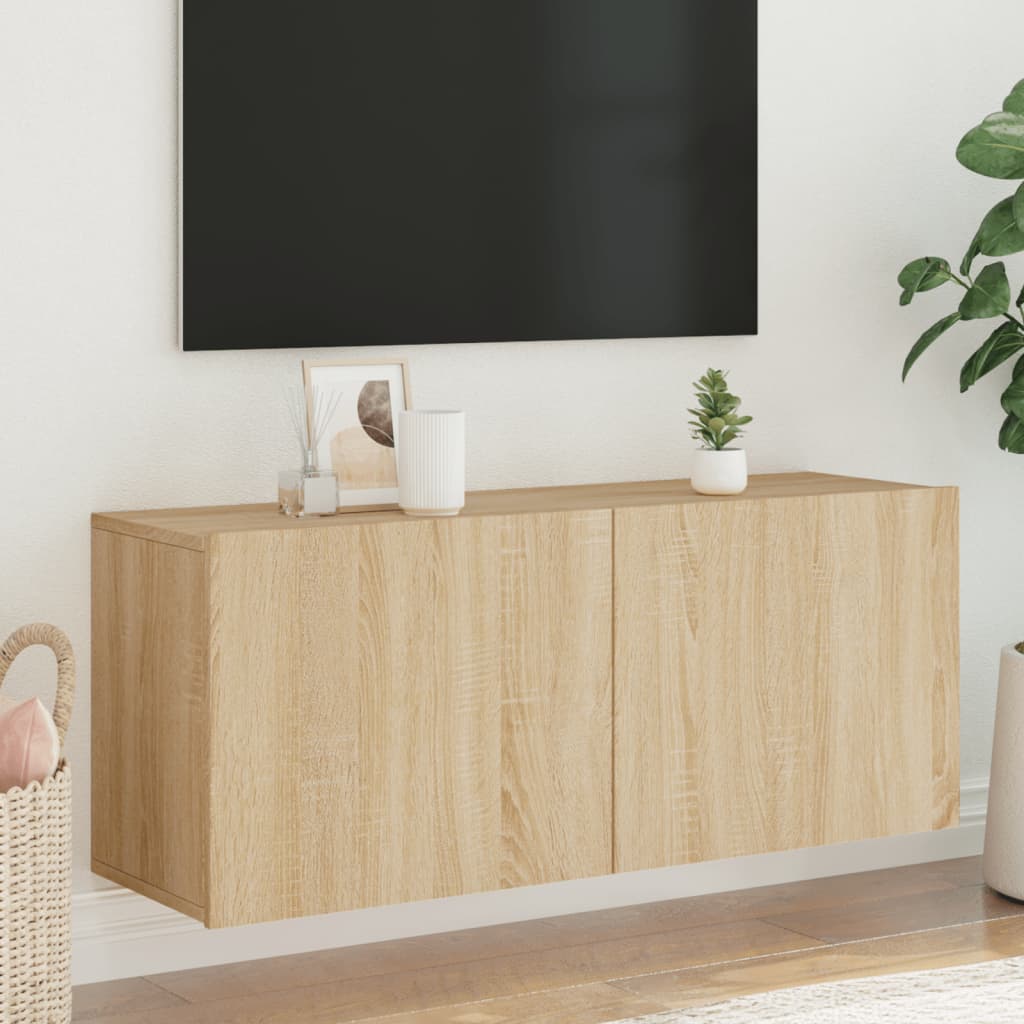 TV Cabinet Wall-mounted 100x30x41 cm Sonoma oak