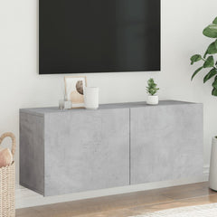 TV Cabinet Wall-mounted 100x30x41 cm Concrete grey