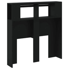 vidaXL LED Headboard Black 100x18,5x103,5 cm Engineered Wood 6