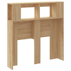 vidaXL LED Headboard Sonoma Oak 100x18,5x103,5 cm Engineered Wood 6