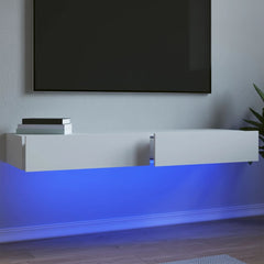vidaXL TV Cabinet Set with LED Lights 60x35x15.5 cm 2 pcs