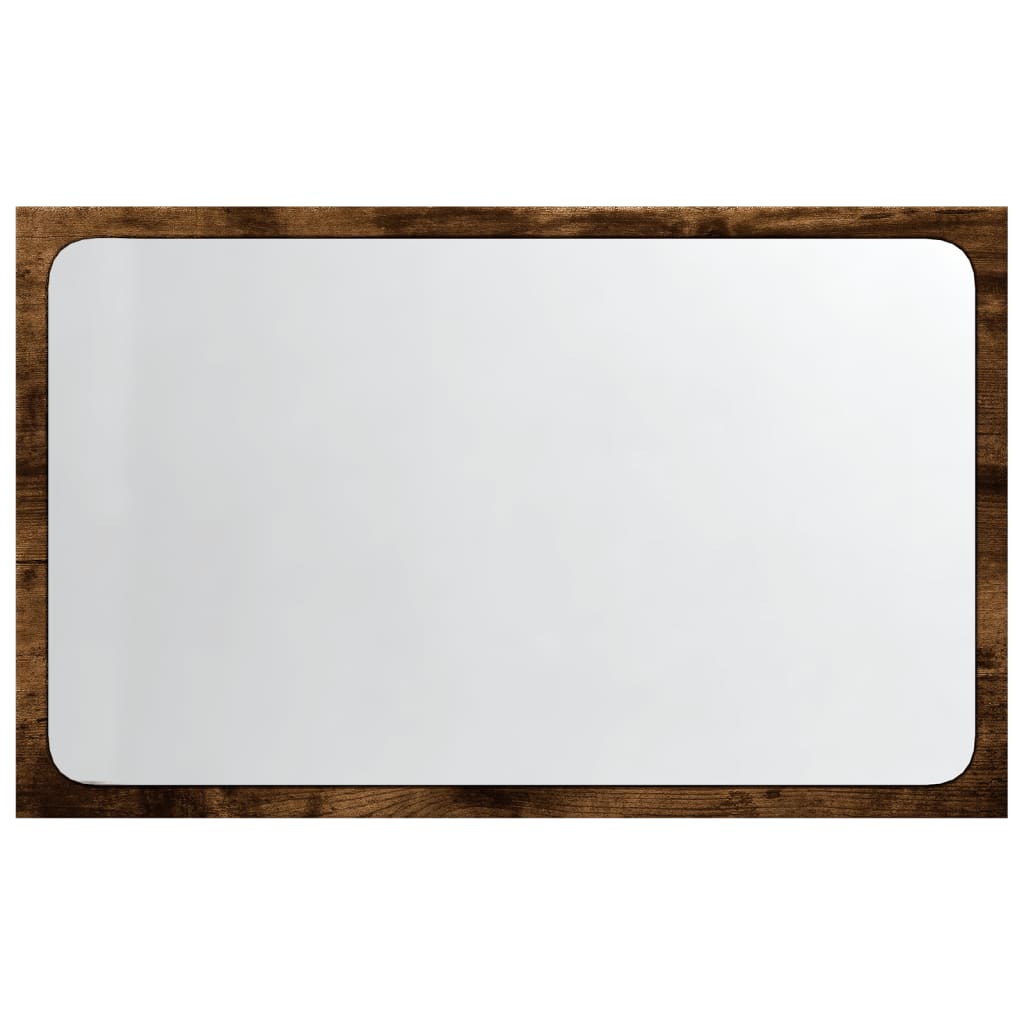vidaXL LED Bathroom Mirror Sonoma Oak 60x8.5x38 cm Engineered Wood 6