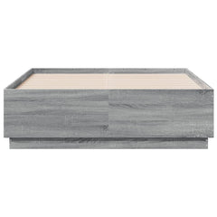 Bed Frame without Mattress 120x190 cm Grey sonoma