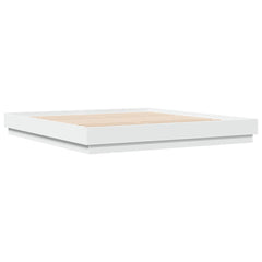 Bed Frame without Mattress 180x200 cm White