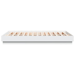Bed Frame without Mattress 135x190 cm White