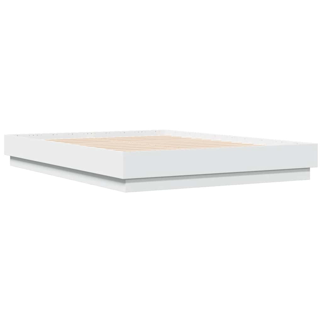 Bed Frame without Mattress 120x190 cm White