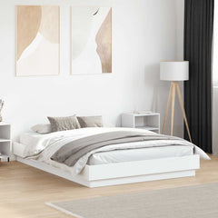 Bed Frame without Mattress 120x190 cm White