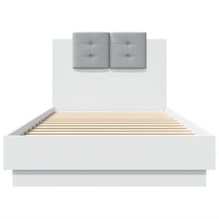 Bed Frame without Mattress 90x200 cm White