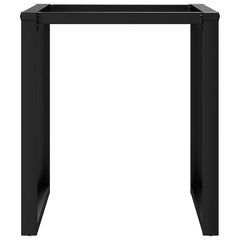 vidaXL Dining Table Legs O-Frame 60x60x73 cm Steel 4