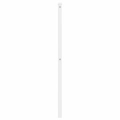 vidaXL Metal Replace Headboard White 135 cm 4