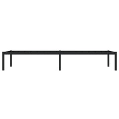 vidaXL Metal Bed Frame without Mattress Black 80x200cm 6