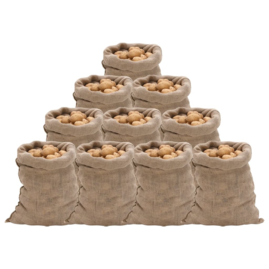 Jute Sacks 100% Jute 220 gsm 60 cm 105 cm 10