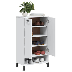 vidaXL Shoe Cabinet VIKEN White Engineered Wood 4
