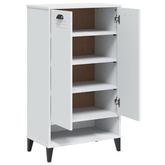 vidaXL Shoe Cabinet VIKEN White Engineered Wood 5