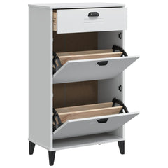 vidaXL Shoe Cabinet VIKEN White Engineered Wood 2