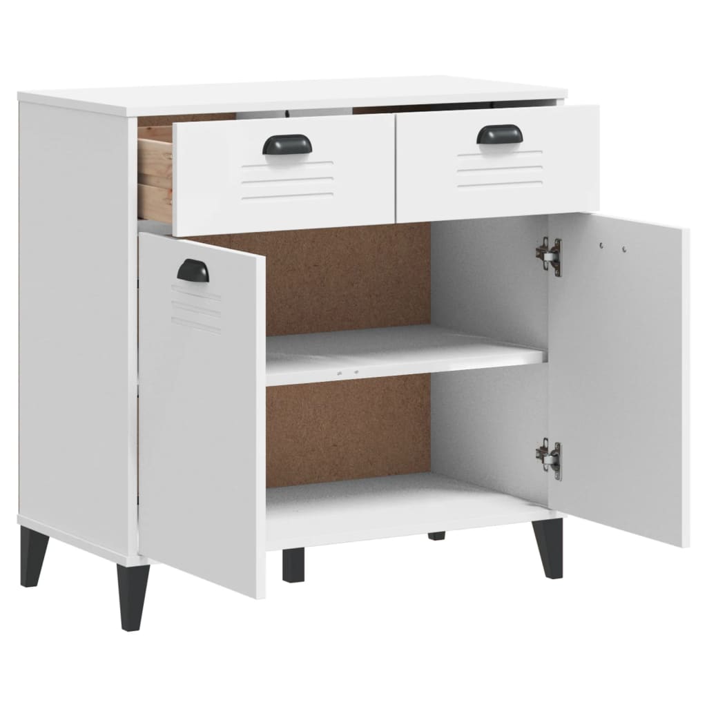 Sideboard "VIKEN" 80x40x80 cm Engineered Wood White