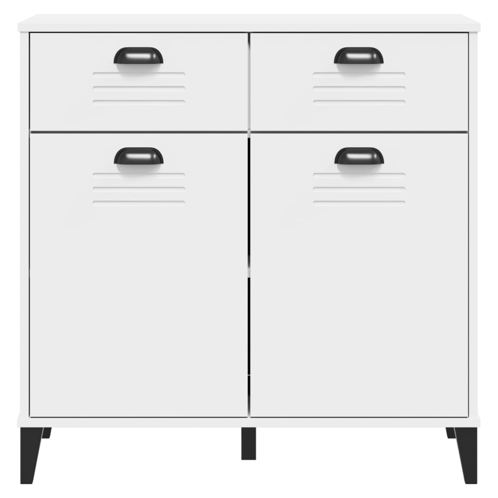 Sideboard "VIKEN" 80x40x80 cm Engineered Wood White