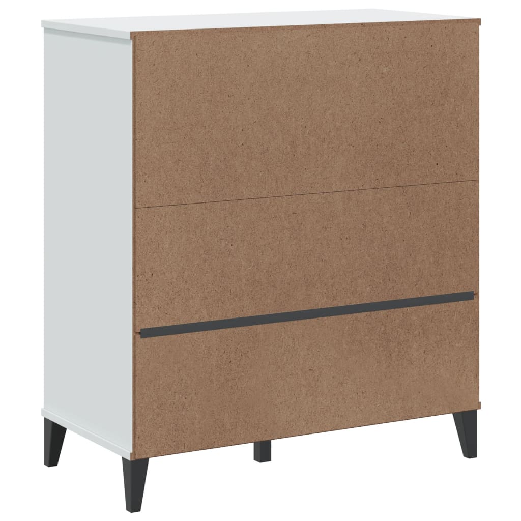 Bookcase "VIKEN" 80x40x90 cm Engineered Wood White