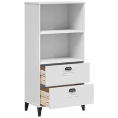 vidaXL Bookcase VIKEN White 60x35x123 cm Engineered Wood 5