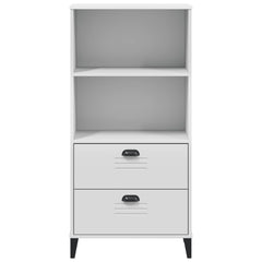 vidaXL Bookcase VIKEN White 60x35x123 cm Engineered Wood 6